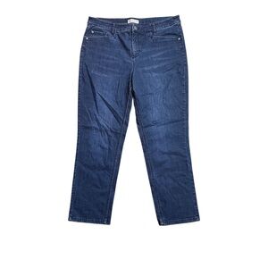 J. Jill Smooth Fit Straight Leg Petite Blue Women's Jeans